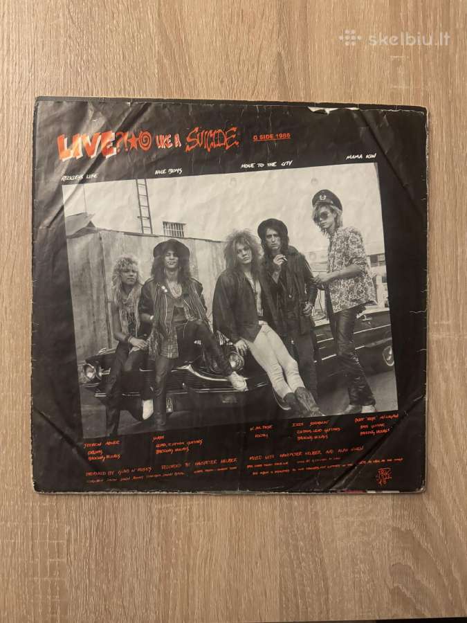 Guns N' Roses – G N' R Lies 1988 Lp vinyl - nuotraukos Nr. 4