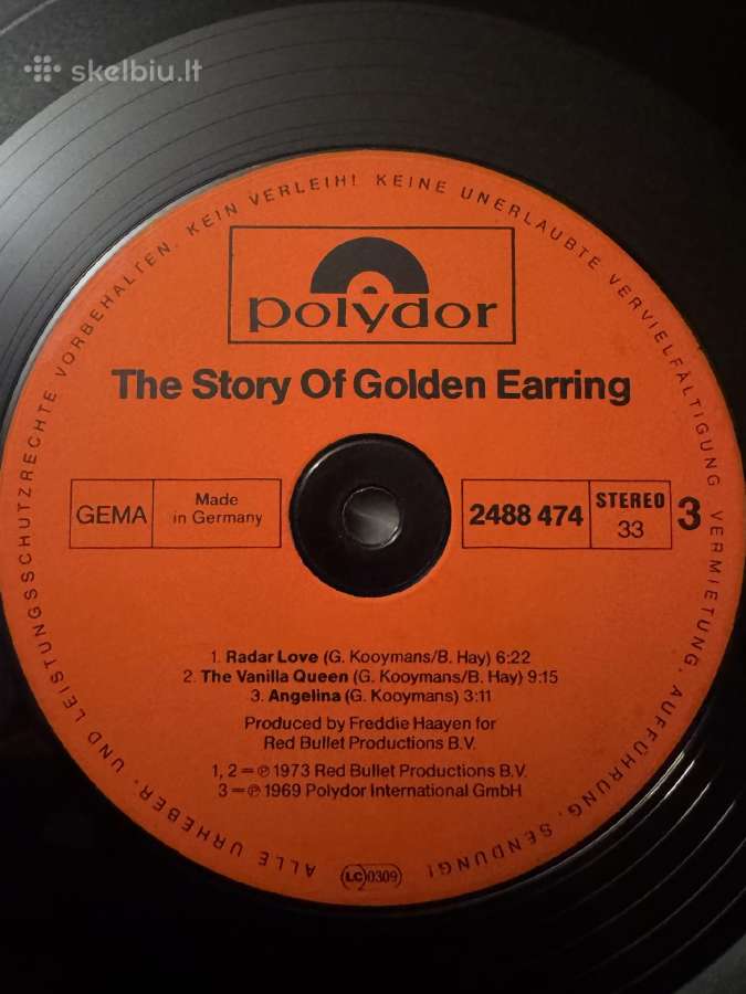 Golden Earring – The Story Of 2xlp 1978 - nuotraukos Nr. 9