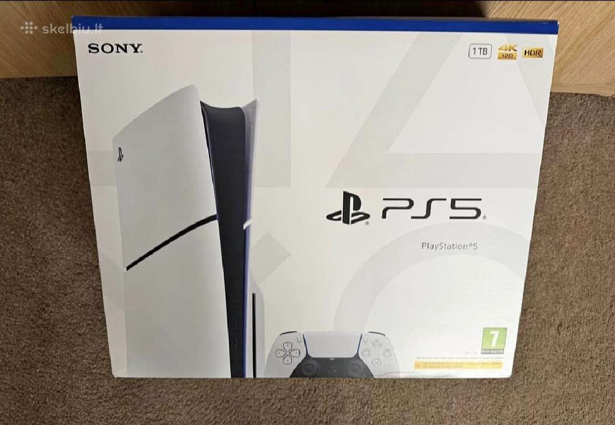 Ps 5 Slim/pro 1tb 2tb disc edition - nuotraukos Nr. 6