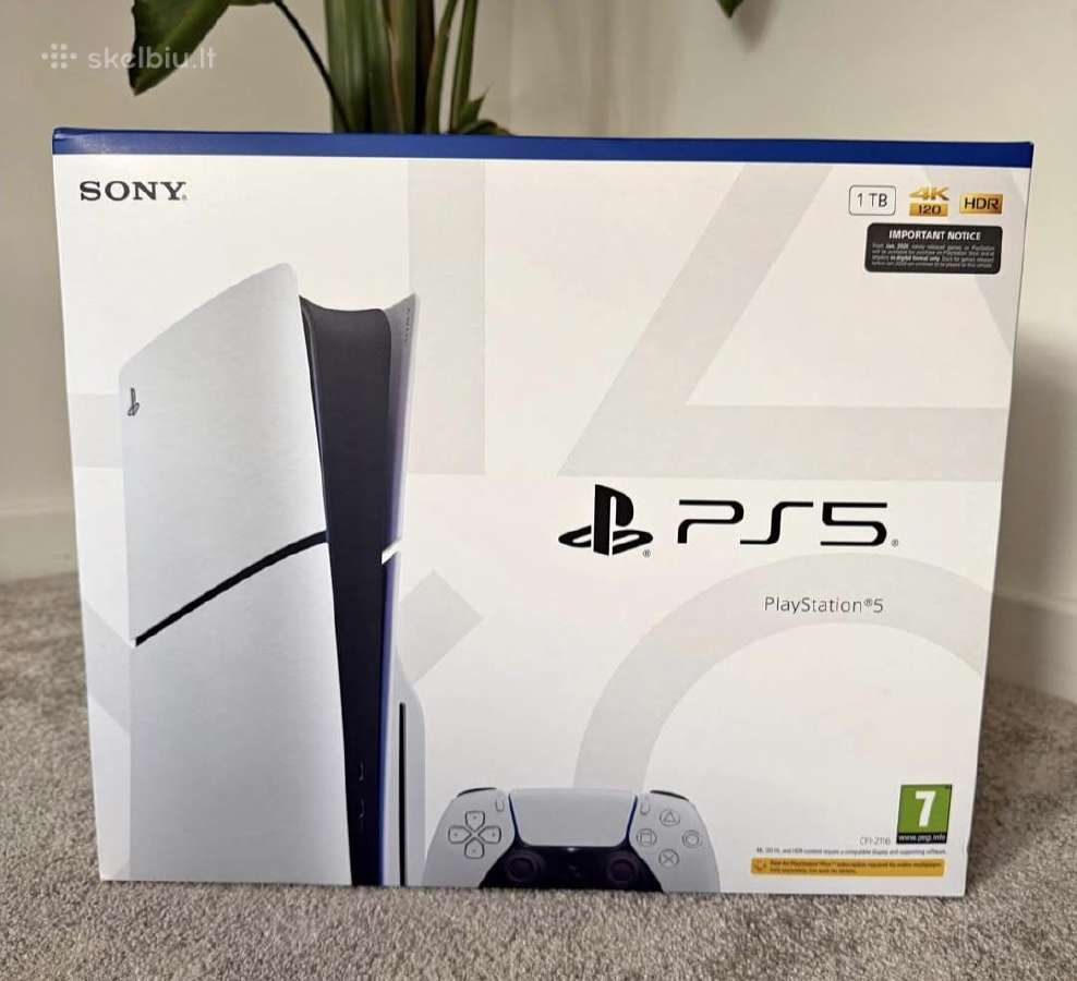 Ps 5 Slim/pro 1tb 2tb disc edition - nuotraukos Nr. 10