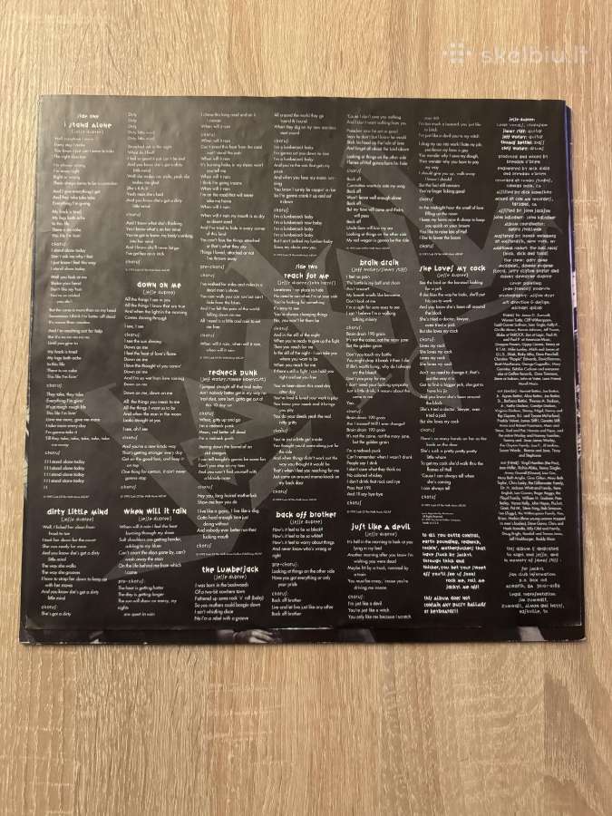 Jackyl – Jackyl 1992 Lp vinyl - nuotraukos Nr. 4