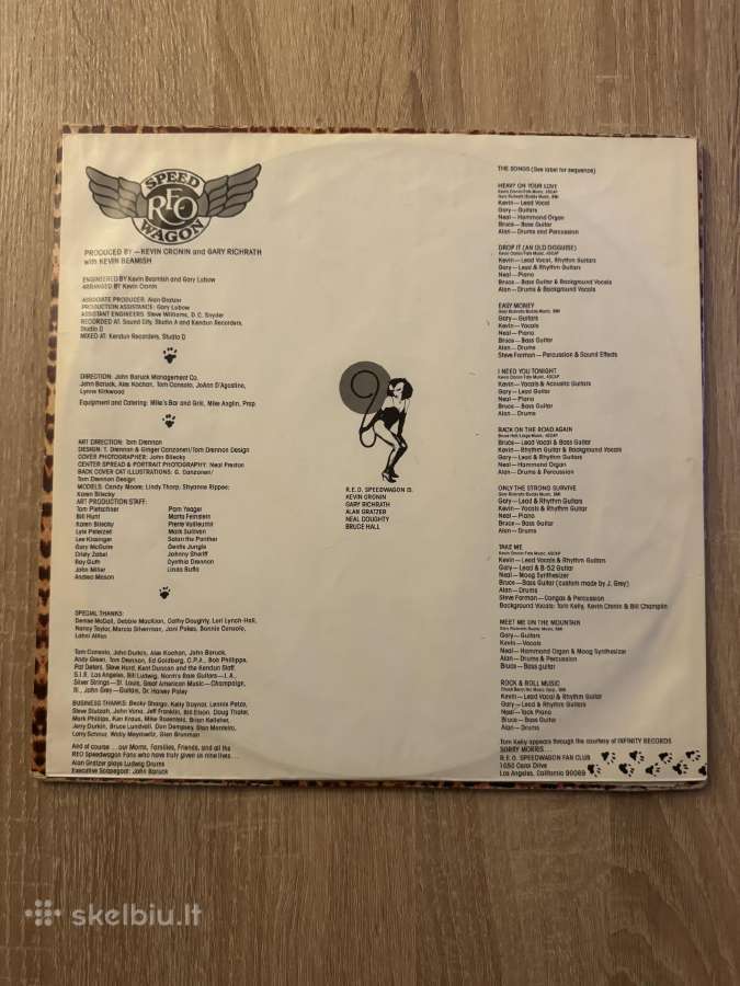 Reo Speedwagon – Nine Lives 1979 Lp vinyl - nuotraukos Nr. 4