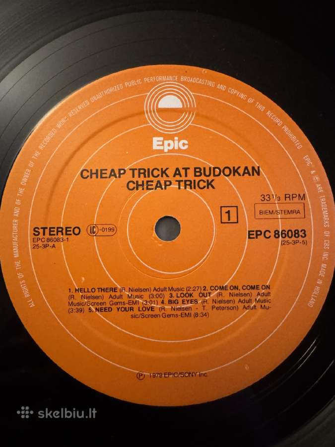 Cheap Trick – Cheap Trick At Budokan 1979 Lp vinyl - nuotraukos Nr. 8