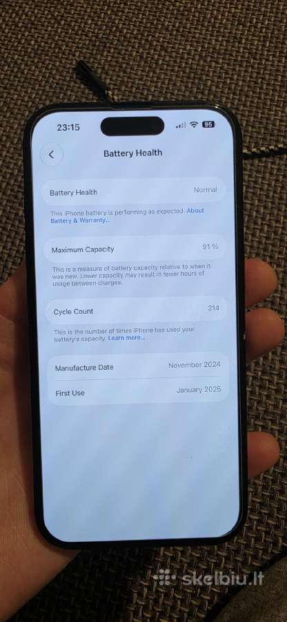 iPhone 16 128gb su originalia dezute - nuotraukos Nr. 9