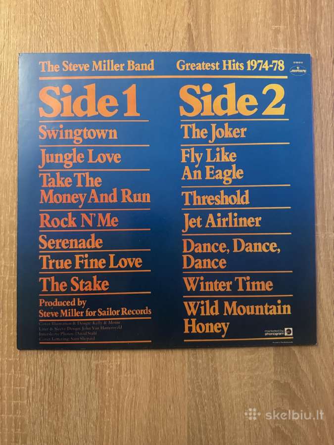 Steve Miller Band – Greatest Hits 1974-78 Lp vinyl - nuotraukos Nr. 2