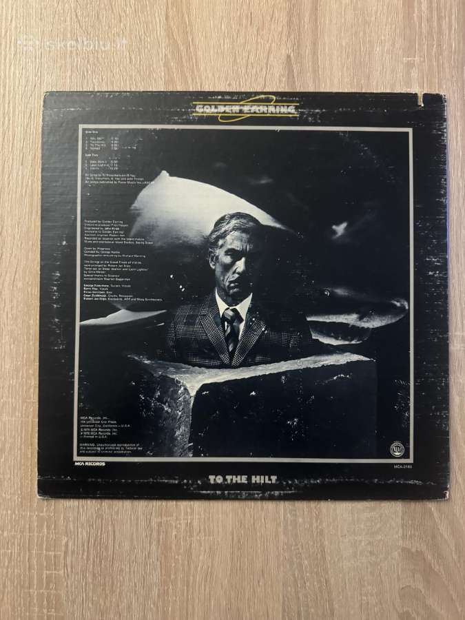 Golden Earring – To The Hilt 1976 Lp vinyl - nuotraukos Nr. 2