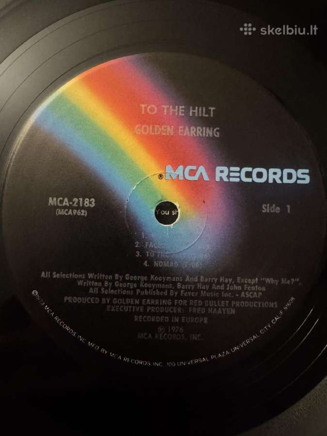 Golden Earring – To The Hilt 1976 Lp vinyl - nuotraukos Nr. 5