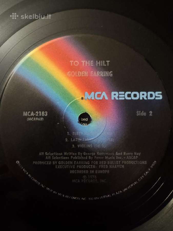 Golden Earring – To The Hilt 1976 Lp vinyl - nuotraukos Nr. 7