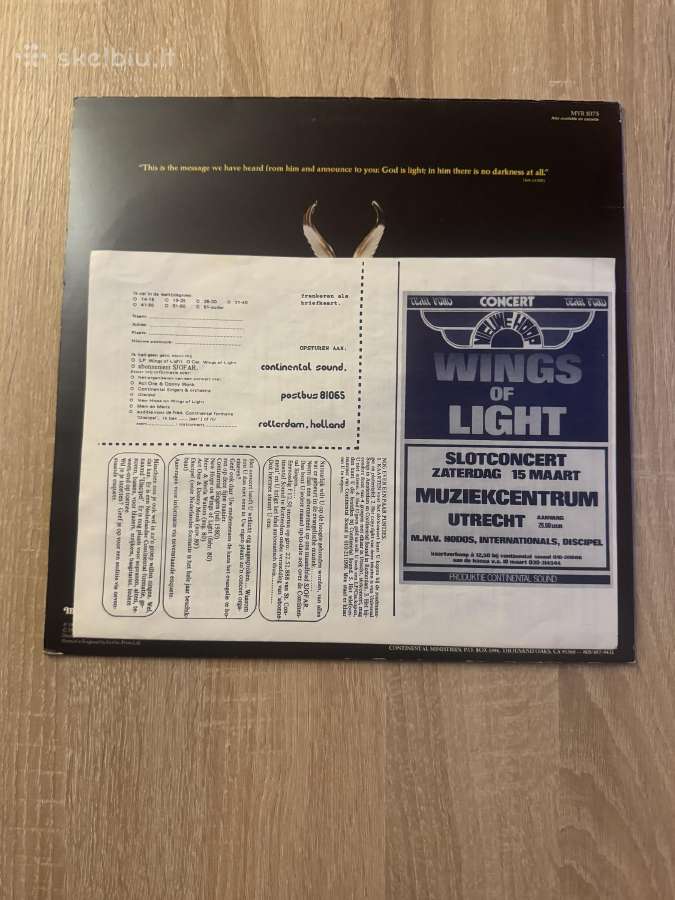 Wings Of Light 1979 Lp vinyl - nuotraukos Nr. 3