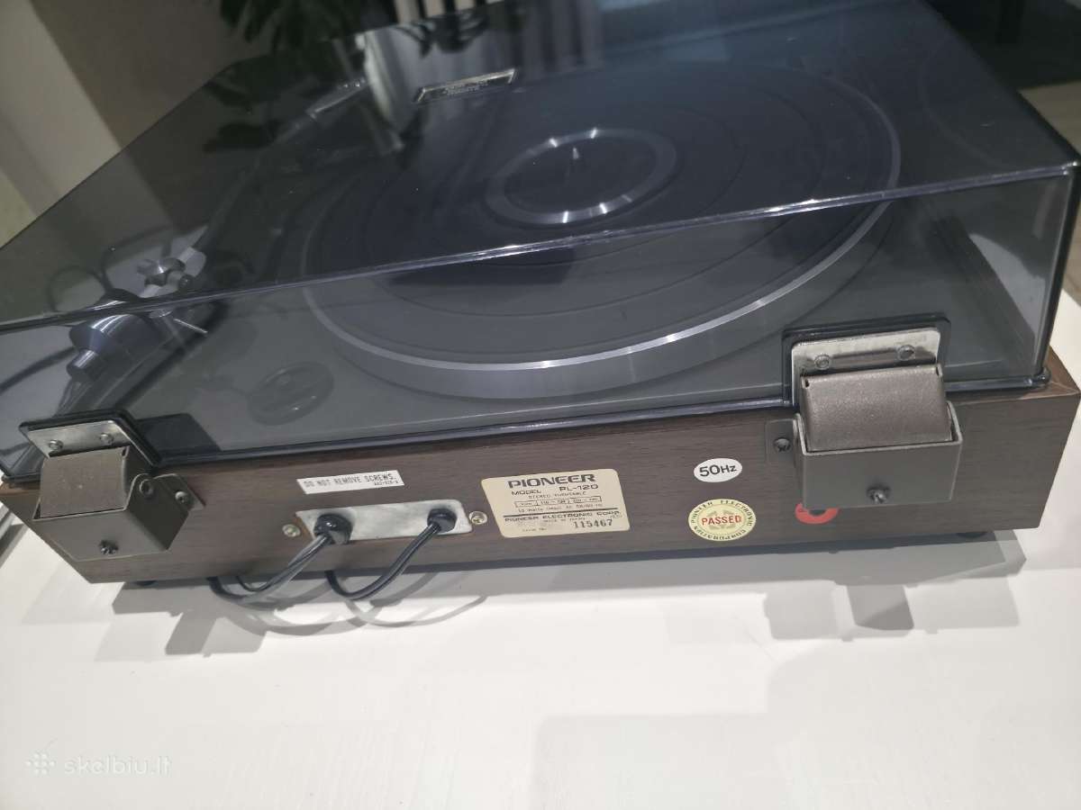 Pioneer pl12d patefonas - nuotraukos Nr. 8