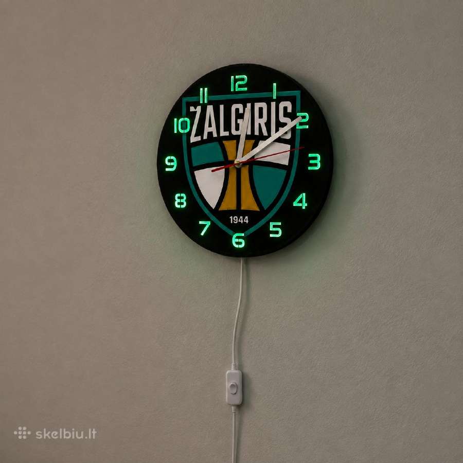 Sieninis laikrodis Žalgiris - nuotraukos Nr. 3