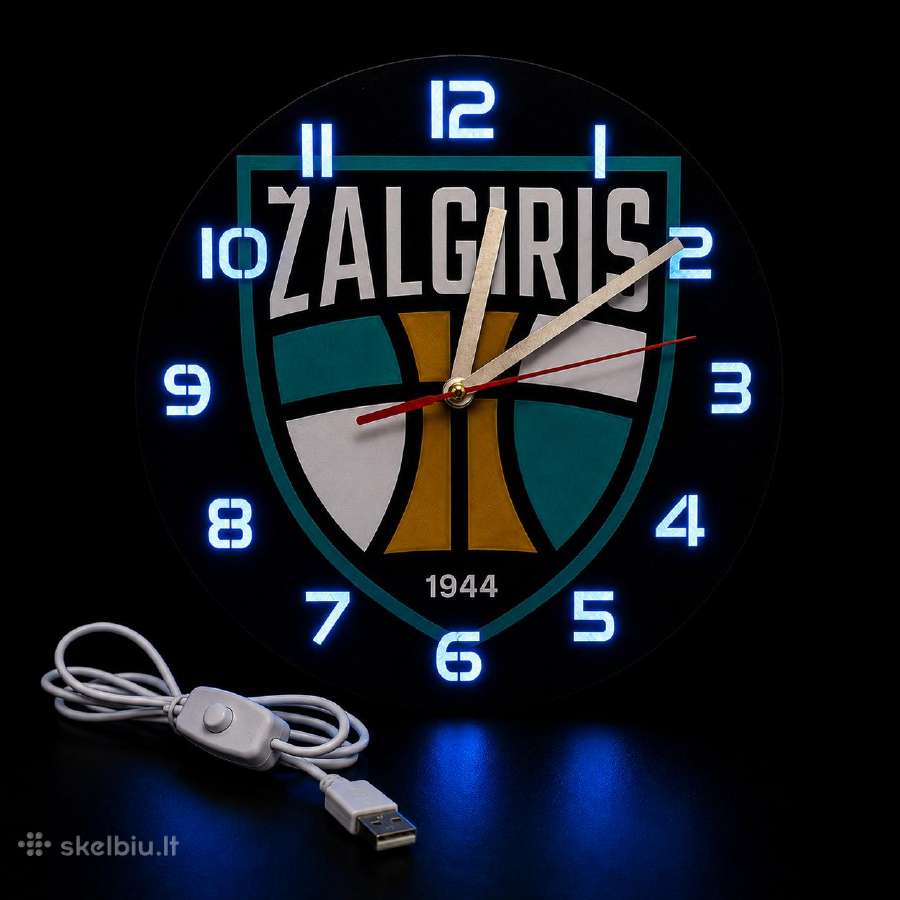 Sieninis laikrodis Žalgiris - nuotraukos Nr. 2