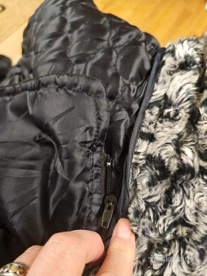 Paltas su natūralaus kailio apdaila, M-XL - nuotraukos Nr. 3