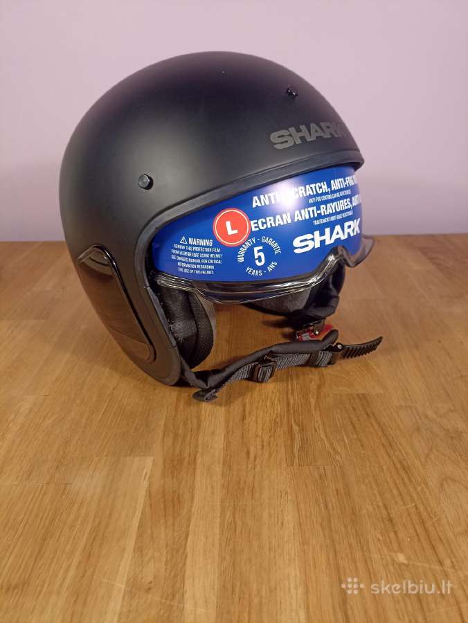 Naujas Shark S-dark moto šalmas, L dydis - nuotraukos Nr. 5