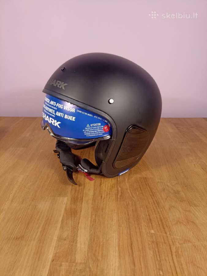 Naujas Shark S-dark moto šalmas, L dydis - nuotraukos Nr. 6