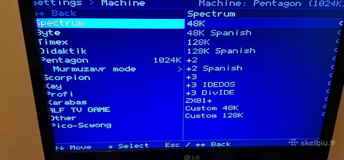 Zx Spectrum multi Emuliatorius Frank Fastbeta Pwt - nuotraukos Nr. 3