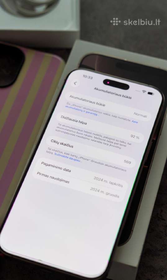 Idealus iPhone 16 Pro Max. su komplektacija - nuotraukos Nr. 4
