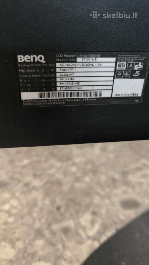 Monitorius Benq - nuotraukos Nr. 3