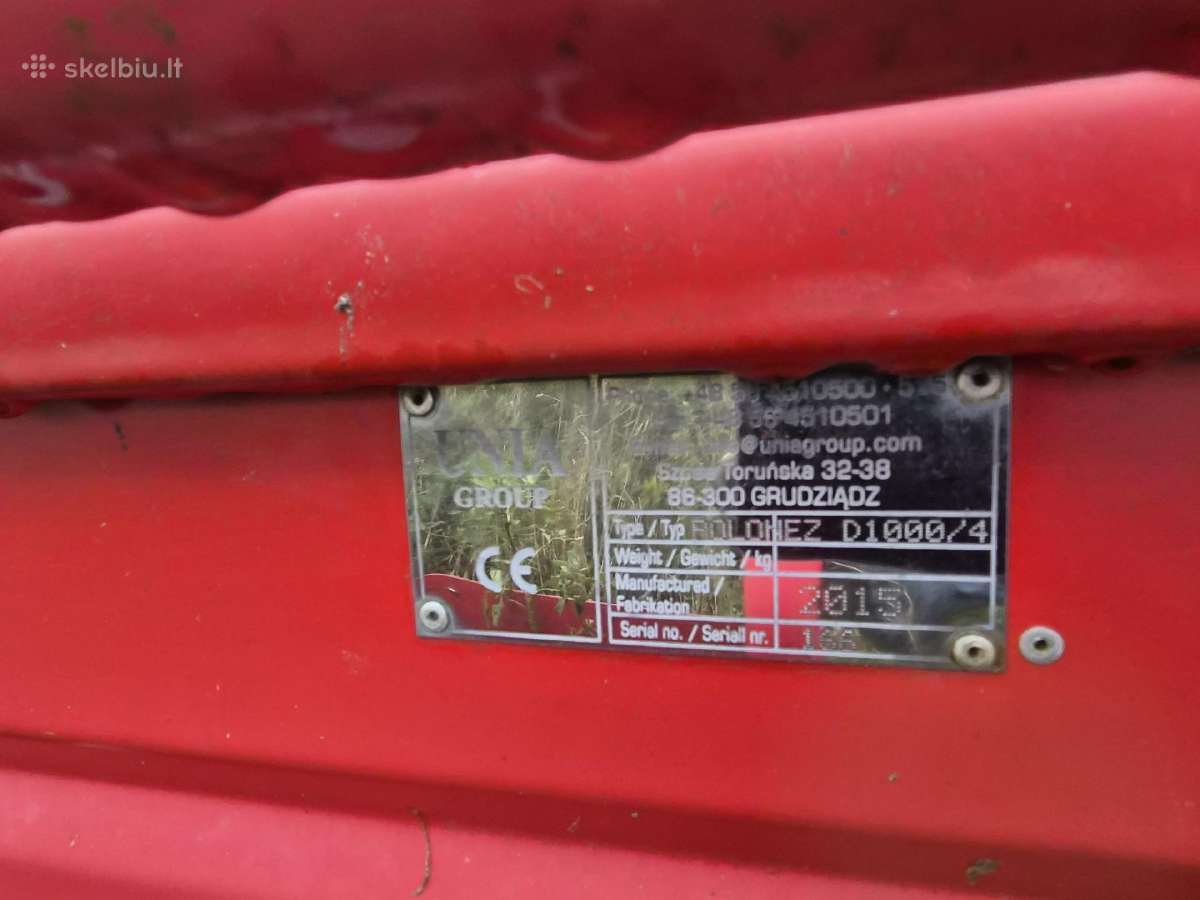 Žolės smulkintuvas talex leopard 2,8 m. plūgas - nuotraukos Nr. 8