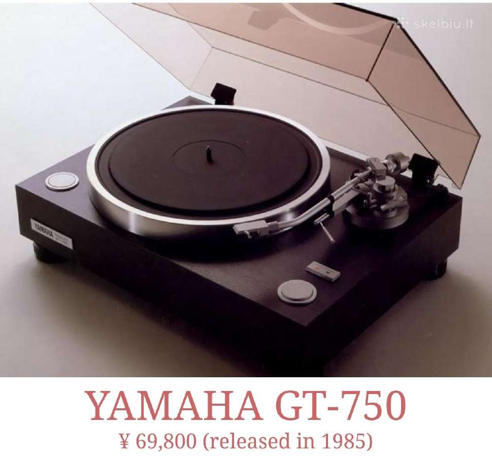 Yamaha GT-750 plokštelių grotuvas - nuotraukos Nr. 2