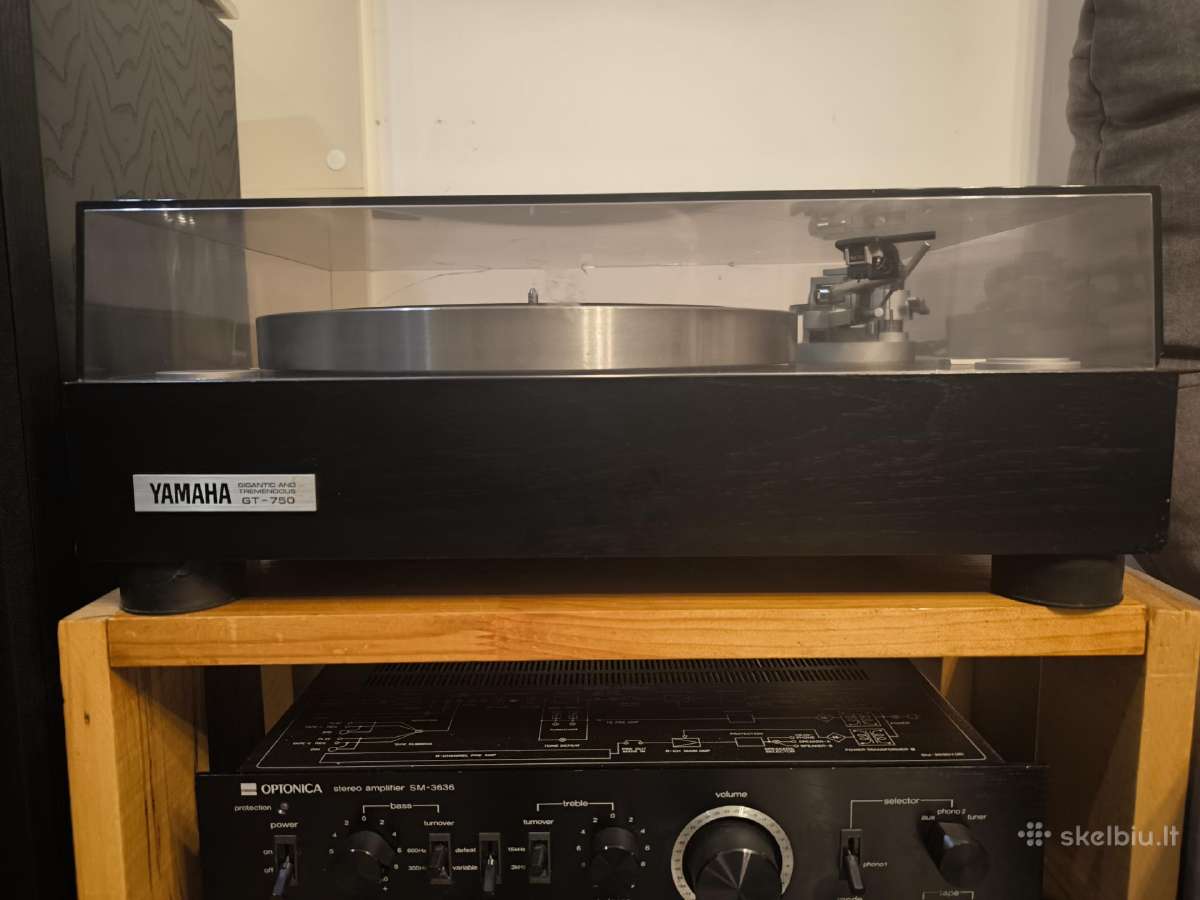 Yamaha GT-750 plokštelių grotuvas - nuotraukos Nr. 3