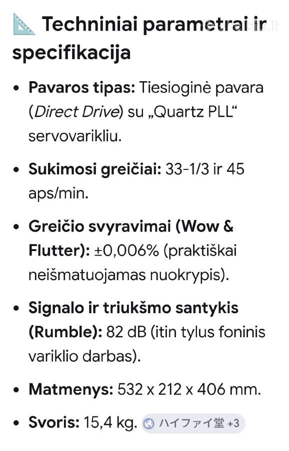 Yamaha GT-750 plokštelių grotuvas - nuotraukos Nr. 11