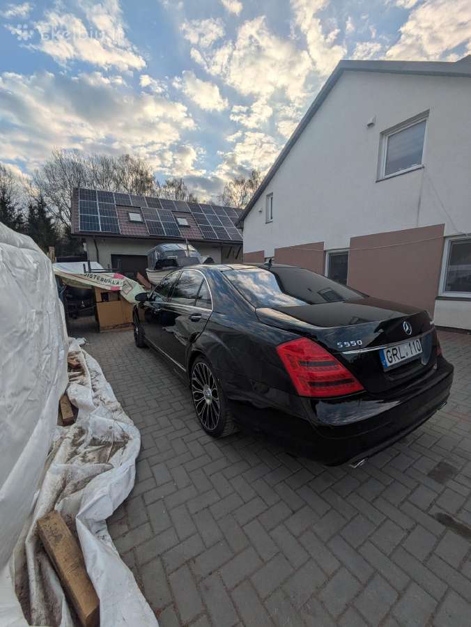 MB S 5.5l 284kw 4matic long 13l/100km Duju - nuotraukos Nr. 11
