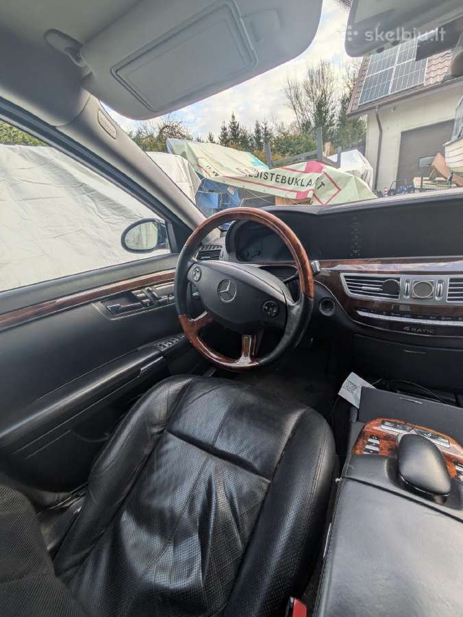 MB S 5.5l 284kw 4matic long 13l/100km Duju - nuotraukos Nr. 17