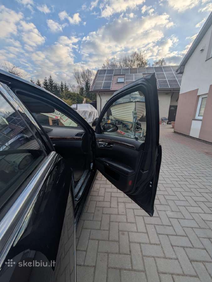MB S 5.5l 284kw 4matic long 13l/100km Duju - nuotraukos Nr. 18