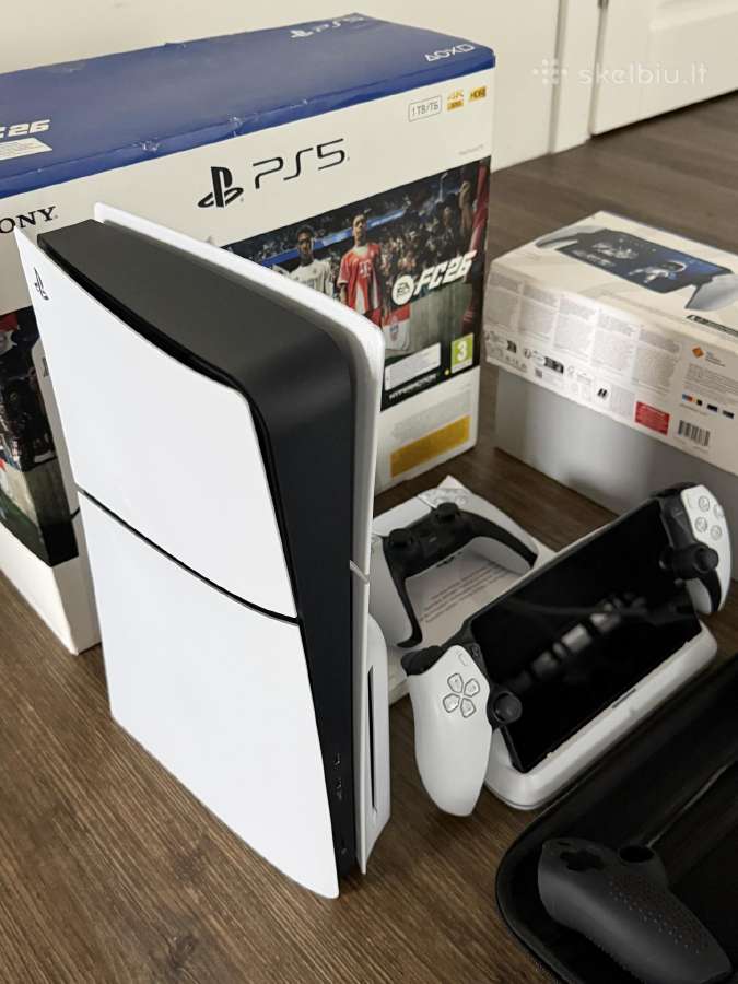 Playstation 5 Slim Disc 1tb+ps5 Portal - nuotraukos Nr. 3