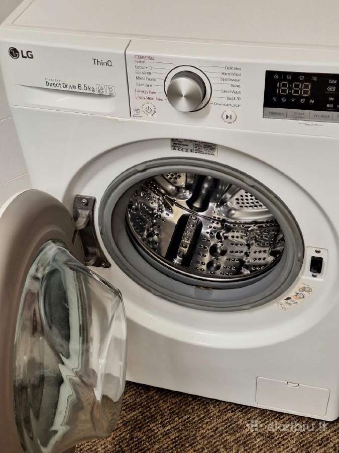 LG Thinq Inverter Direct Drive skalbimo mašina - nuotraukos Nr. 5