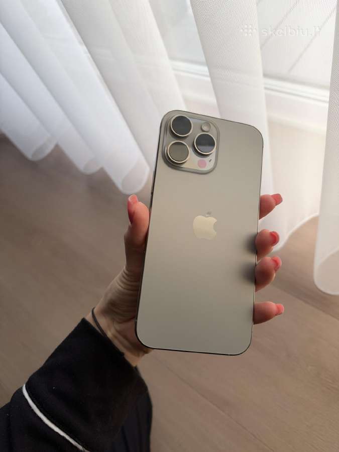 iPhone 16 pro max 256 GB Natural Titanium spalvos - nuotraukos Nr. 3