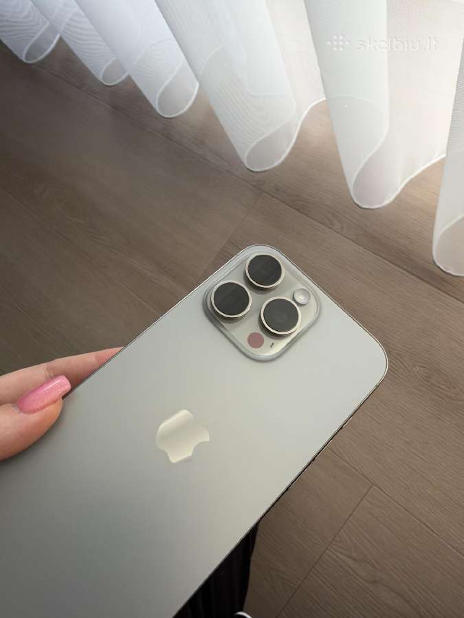 iPhone 16 pro max 256 GB Natural Titanium spalvos - nuotraukos Nr. 6