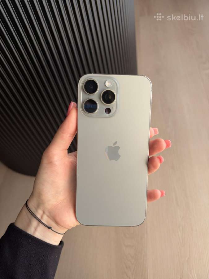 iPhone 16 pro max 256 GB Natural Titanium spalvos - nuotraukos Nr. 8