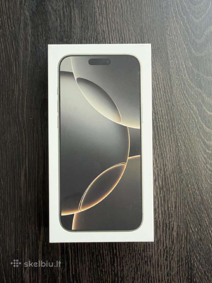 iPhone 16 pro max 256 GB Natural Titanium spalvos - nuotraukos Nr. 11