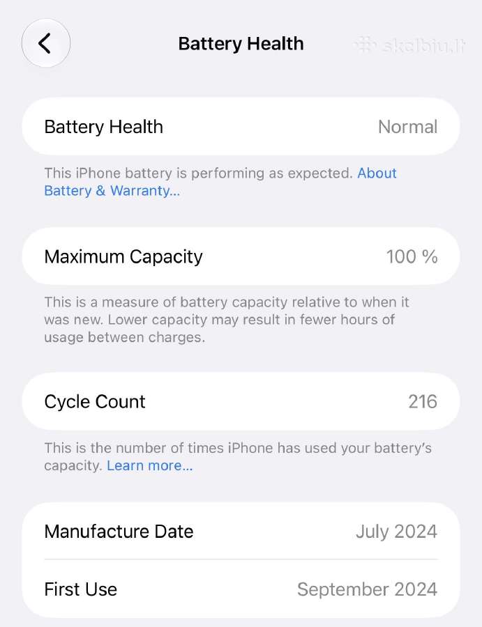 iPhone 16 Pro Max 256gb Desert Titanium 100% bat. - nuotraukos Nr. 5