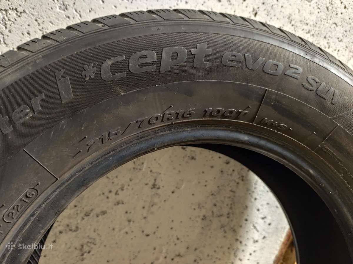 Naudotos padangos 215/70 R16 - nuotraukos Nr. 2