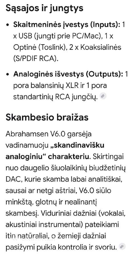 Abrahamsen V6.0 D/a Converter - nuotraukos Nr. 10