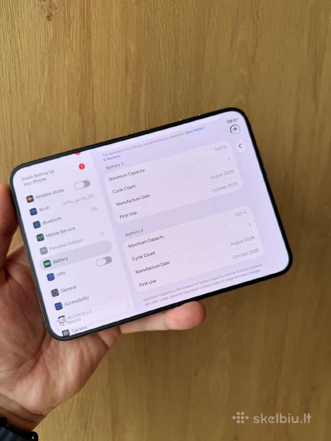 Apple iPhone Duo Starlight (256gb) - nuotraukos Nr. 9