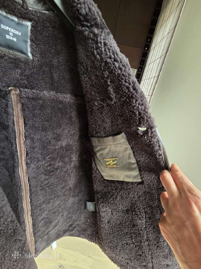 Superdry mens Shearling Deck Jacket - nuotraukos Nr. 8