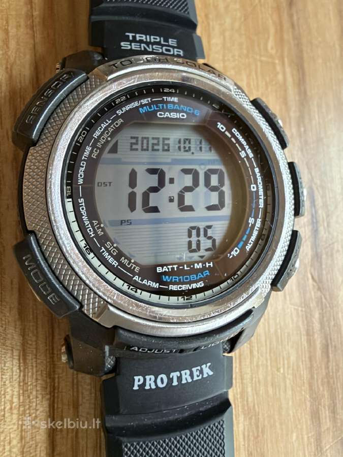Originalus Casio Pro Trek Prw-2000 laikrodis - nuotraukos Nr. 2