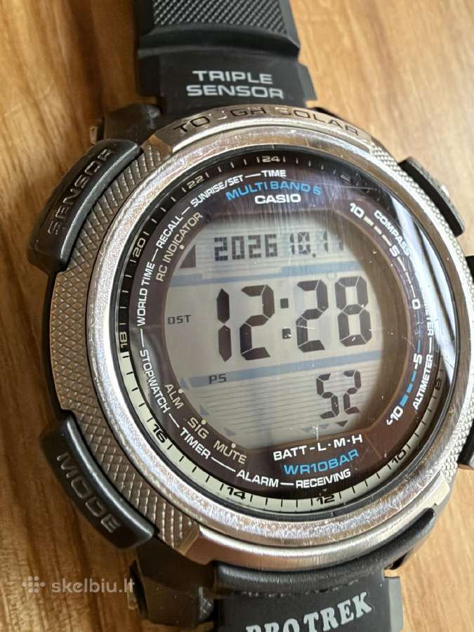 Originalus Casio Pro Trek Prw-2000 laikrodis - nuotraukos Nr. 3
