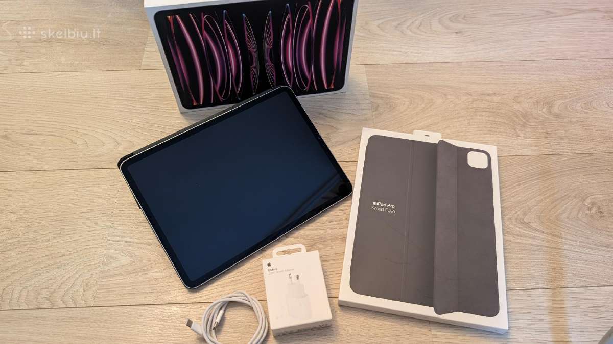 Apple iPad Pro 11" (4 kartos / M2) 256gb Wi-fi + - nuotraukos Nr. 9