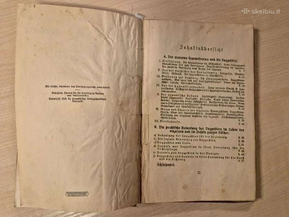 Hypnose und Suggestion Hans-theodor Sanders - nuotraukos Nr. 2