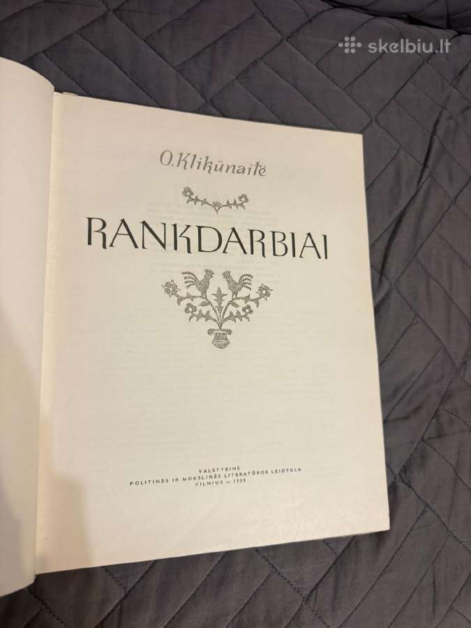 Senovinė rankdarbių knyga - nuotraukos Nr. 2
