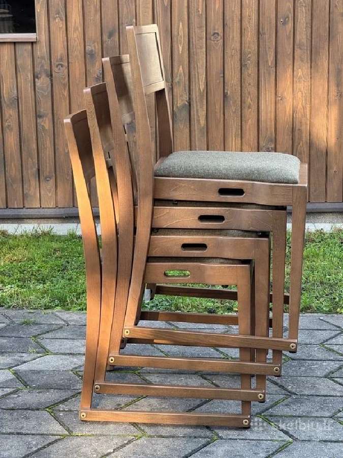 Modernios medinės kėdės - nuotraukos Nr. 2