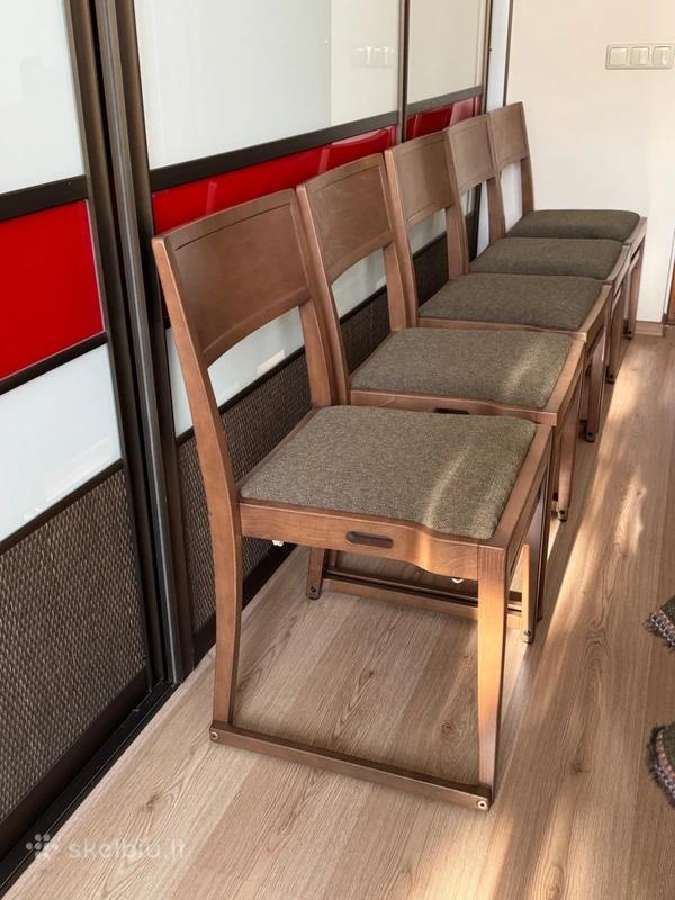 Modernios medinės kėdės - nuotraukos Nr. 6
