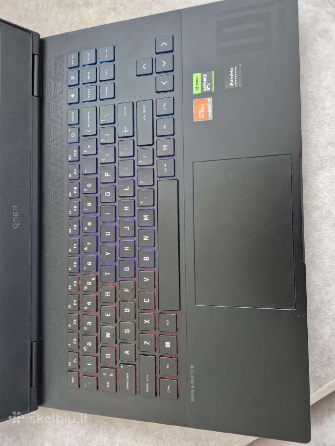 Hp Omen 16 Ryzen 7 7840hrtx 4060 8gb 16gb 1tb SSD - nuotraukos Nr. 2