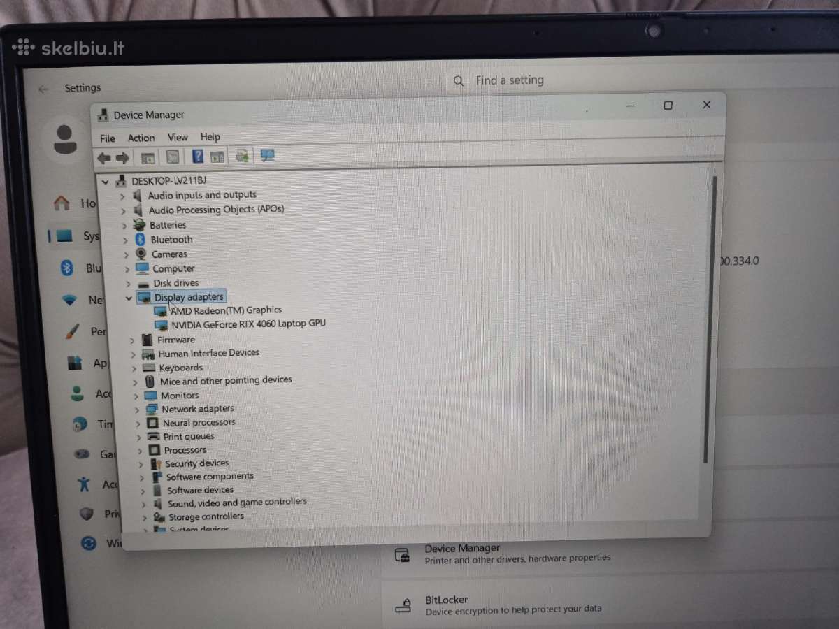 Hp Omen 16 Ryzen 7 7840hrtx 4060 8gb 16gb 1tb SSD - nuotraukos Nr. 4