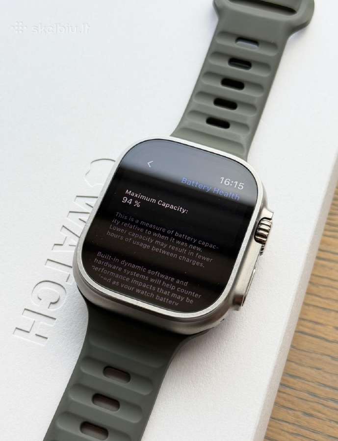 Apple Watch Ultra 2 49mm Titanium - nuotraukos Nr. 6
